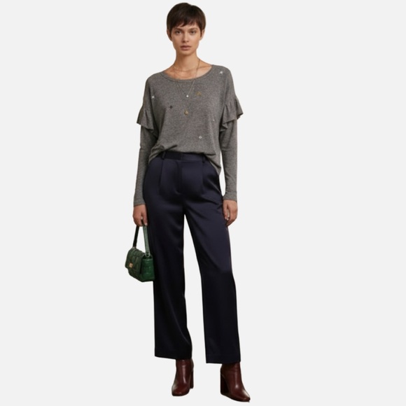 Sundry Star Ruffle Top - Picture 1 of 4